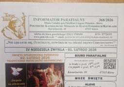 Informator parafialny 01.02.2026