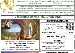 Informator parafialny 08.02.2026