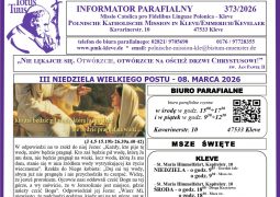 Informator parafialny 08.03.2026